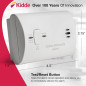 Détecteur de Monoxyde de Carbone Kidde, Alarme CO Portable à Piles avec Bouton Test-Reset et LED Détecteur de Monoxyde de Carbone Kidde, Alarme CO Portable à Piles avec Bouton Test-Reset et LED