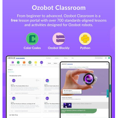 Ozobot Ari Entry Kit: Interactive STEM Robot with AI & Sensors for Learning