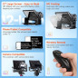 Moman Teleprompter Métal 12 avec télécommande APP pour iPad, DSLR, smartphone – Kit complet MT12