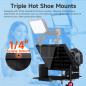 Moman Teleprompter Métal 12 avec télécommande APP pour iPad, DSLR, smartphone – Kit complet MT12