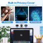 4K Autofocus Webcam with Ring Light, TOF, 1080P 60FPS, Privacy Cover & Mic – Perfect for Zoom/Skype/Meet 4K Autofocus Webcam with Ring Light, TOF, 1080P 60FPS, Privacy Cover & Mic – Perfect for Zoom/Skype/Meet