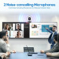 4K Autofocus Webcam with Ring Light, TOF, 1080P 60FPS, Privacy Cover & Mic – Perfect for Zoom/Skype/Meet 4K Autofocus Webcam with Ring Light, TOF, 1080P 60FPS, Privacy Cover & Mic – Perfect for Zoom/Skype/Meet