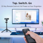 Webcam EMEET C60E 4K Dual-Cam Zoom 11X, Autofocus, Télécommande, Éclairage RGB, 2 Micros, Streaming Webcam EMEET C60E 4K Dual-Cam Zoom 11X, Autofocus, Télécommande, Éclairage RGB, 2 Micros, Streaming