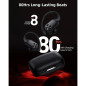 PocBuds Écouteurs Bluetooth Sans Fil 80h Autonomie Charge Sans Fil Étui Affichage Numérique IPX7 Noir PocBuds Écouteurs Bluetooth Sans Fil 80h Autonomie Charge Sans Fil Étui Affichage Numérique IPX7 Noir