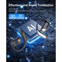 Real-Time AI Translation Earbuds - 198 Languages, Travel & Meetings