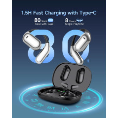 Real-Time AI Translation Earbuds - 144 Languages for iPhone & Android
