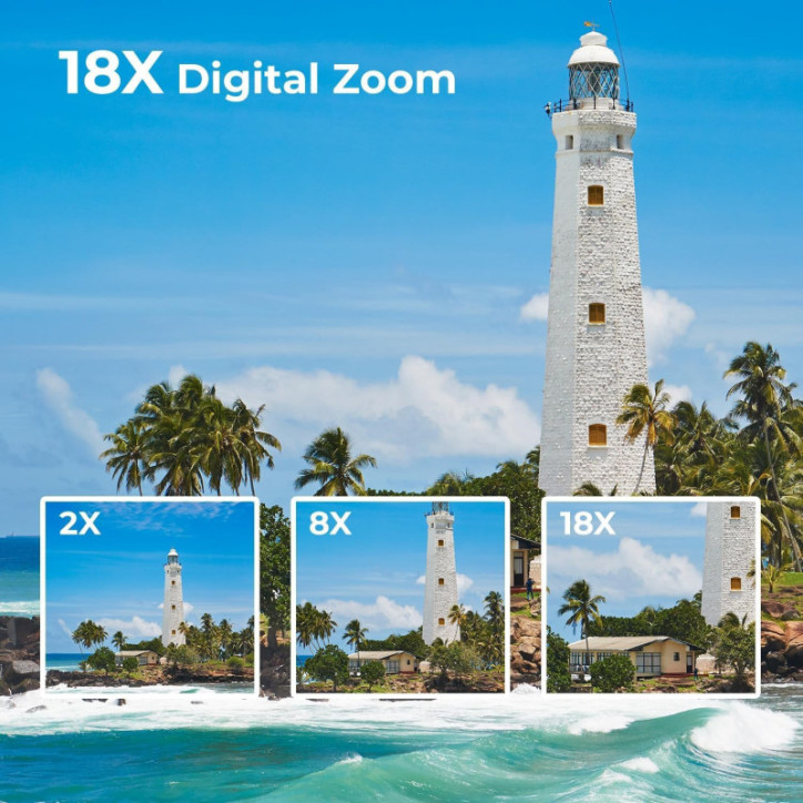1080P Digital Camcorder 18X Zoom, 3 Rotatable Screen, Anti-Shake, 48MP Vlogging Camera with 32GB Card & Battery 1080P Digital Camcorder 18X Zoom, 3 Rotatable Screen, Anti-Shake, 48MP Vlogging Camera with 32GB Card & Battery