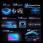 Tenveo Caméra PTZ 4K NDI AI Auto-Tracking Visage 20X Zoom HDMI/LAN/USB3.0 PoE Streaming Live