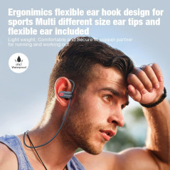 Boean Bluetooth Headphones - 16H Playtime, Waterproof IPX7, Deep Bass