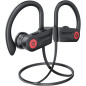 Boean Écouteurs Bluetooth Sans Fil 16h, Bass Profond, Isolation Sonore, Étanches IPX7, Idéal Sport Boean Écouteurs Bluetooth Sans Fil 16h, Bass Profond, Isolation Sonore, Étanches IPX7, Idéal Sport
