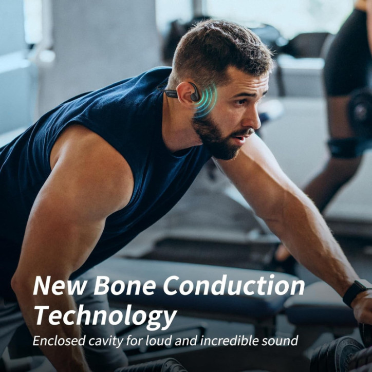 CXK Bone Conduction Bluetooth 5.4 Headphones with Mic, IPX6 Waterproof, 10H Playtime for Sports CXK Bone Conduction Bluetooth 5.4 Headphones with Mic, IPX6 Waterproof, 10H Playtime for Sports