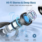 Wireless Bluetooth 5.4 Earbuds 50H HiFi Stereo Deep Bass ENC Mic IP7 Waterproof LED Display Earhooks Wireless Bluetooth 5.4 Earbuds 50H HiFi Stereo Deep Bass ENC Mic IP7 Waterproof LED Display Earhooks