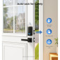 Veise KS02A Fingerprint Keyless Entry Door Lock - Auto Lock, Biometric, Keypad, Anti-Peeping, Matte Black Veise KS02A Fingerprint Keyless Entry Door Lock - Auto Lock, Biometric, Keypad, Anti-Peeping, Matte Black