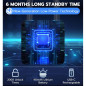 eLinkSmart Fingerprint Gym Locker Lock - Keyless Biometric Bluetooth Smart Padlock, Weatherproof, Black eLinkSmart Fingerprint Gym Locker Lock - Keyless Biometric Bluetooth Smart Padlock, Weatherproof, Black