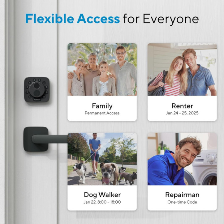 ULTRALOQ Bolt SE Smart Lock with Wi-Fi, Matter, Fingerprint ID, App, Keypad, Remote; 7-in-1 Keyless Deadbolt ULTRALOQ Bolt SE Smart Lock with Wi-Fi, Matter, Fingerprint ID, App, Keypad, Remote; 7-in-1 Keyless Deadbolt