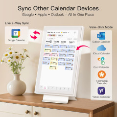 15.6 Family Digital Calendar & Planner - Touchscreen, Chore & Meal Chart