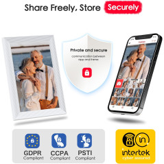 Cadre Photo Digital 10,1 HD WiFi 32Go - Idée Cadeau Parfaite