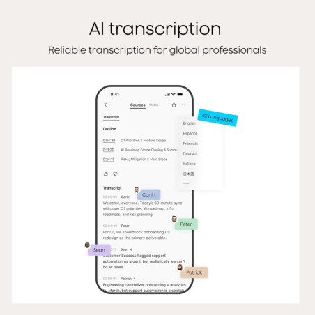 Plaud Note Pro AI Voice Recorder – Transcribe & Summarize, 112 Languages