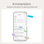 Plaud Note Pro Enregistreur Vocal AI, Transcription & Résumé, Contrôle App, 112 Langues, Ultra-Mince Noir Plaud Note Pro Enregistreur Vocal AI, Transcription & Résumé, Contrôle App, 112 Langues, Ultra-Mince Noir
