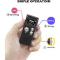 Digital Voice Recorder 16GB USB Rechargeable Dictaphone with Playback for Lectures - Compact Tape Recorder Digital Voice Recorder 16GB USB Rechargeable Dictaphone with Playback for Lectures - Compact Tape Recorder