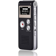 Enregistreur Vocal Numérique 16GB Rechargeable USB Lectures