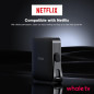 VOPLLS 1.81 Thinnest Smart Mini Projector 1080P WiFi Bluetooth Auto Focus Keystone 4K Support VOPLLS 1.81 Thinnest Smart Mini Projector 1080P WiFi Bluetooth Auto Focus Keystone 4K Support