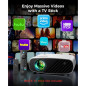 Mini Projecteur ELEPHAS Portable 7000L 1080P HD, Écran 200, Compatible iPhone/Android/TV Stick/HDMI/USB/SD Mini Projecteur ELEPHAS Portable 7000L 1080P HD, Écran 200, Compatible iPhone/Android/TV Stick/HDMI/USB/SD