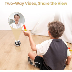 Enabot EBO Air 2S FamilyBot: 2.5K Indoor Pet Camera with Night Vision