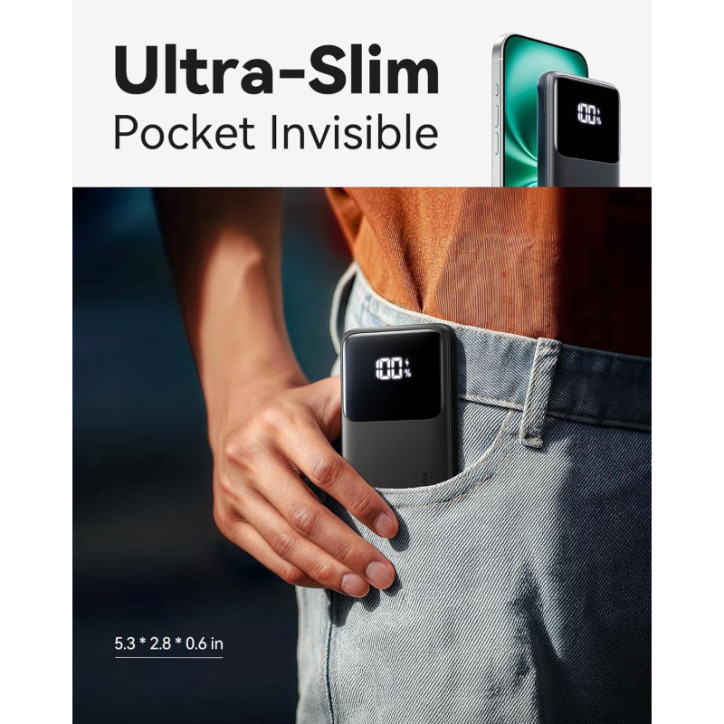 INIU 10000mAh Slim Fast Charging Power Bank, 22.5W PD3.0 USB-C Portable Charger for iPhone, Samsung, Google, iPad INIU 10000mAh Slim Fast Charging Power Bank, 22.5W PD3.0 USB-C Portable Charger for iPhone, Samsung, Google, iPad