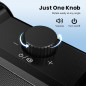 Cirqon Black Desktop Computer Speakers with Volume Knob, Sturdy Clamp, Compact Design, USB/USB-C Powered Cirqon Black Desktop Computer Speakers with Volume Knob, Sturdy Clamp, Compact Design, USB/USB-C Powered