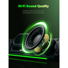 Enceintes Bluetooth 5.0 BLUEDEE HiFi pour PC et Gaming