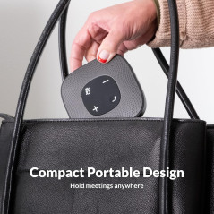 Cyber Acoustics SP-2000 Speakerphone – USB & Bluetooth, 360° Noise Cancel