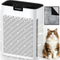 MOOKA H13 HEPA Air Purifier for Large Rooms 2200 Ft² with Washable Filters & Fragrance – KJ190 White MOOKA H13 HEPA Air Purifier for Large Rooms 2200 Ft² with Washable Filters & Fragrance – KJ190 White