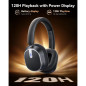 Casque Bluetooth 6.0 Bmani ANC hybride, 120h, 6 micros ENC, audio 360°, pour voyage et jeu Casque Bluetooth 6.0 Bmani ANC hybride, 120h, 6 micros ENC, audio 360°, pour voyage et jeu