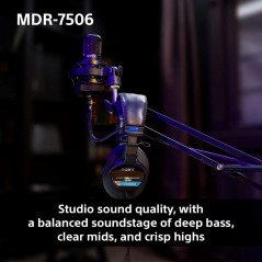 Sony MDR7506 Professional Large Diaphragm Headphones – Clear Sound