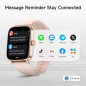 Smart Watch for Women 1.85 HD, Calls, 100+ Sports Modes, Heart Rate, Sleep, SpO2 Monitor, IP68 Waterproof, 2 Bands Smart Watch for Women 1.85 HD, Calls, 100+ Sports Modes, Heart Rate, Sleep, SpO2 Monitor, IP68 Waterproof, 2 Bands