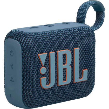 JBL Go 4 Blue – Portable Waterproof Bluetooth Speaker with Big Bass