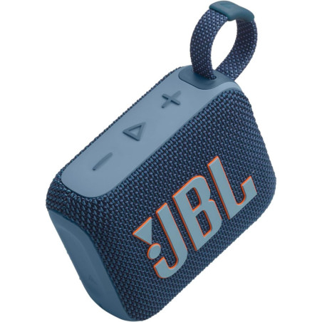 JBL Go 4 Bluetooth Speaker - Ultra-Portable, Waterproof, Dustproof, Punchy Bass, 7-Hour Battery (Blue)