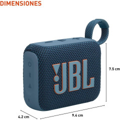 JBL Go 4 Blue – Portable Waterproof Bluetooth Speaker with Big Bass
