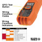 Klein Tools ET310 - Testeur de disjoncteur AC et prise GFCI intégré, testeur électrique et de tension Klein Tools ET310 - Testeur de disjoncteur AC et prise GFCI intégré, testeur électrique et de tension