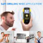 FNIRSI 6-in-1 Electronic Stud Finder & Wall Scanner with Positioning Hole for Wood, Metal, AC Wires, Pipes FNIRSI 6-in-1 Electronic Stud Finder & Wall Scanner with Positioning Hole for Wood, Metal, AC Wires, Pipes