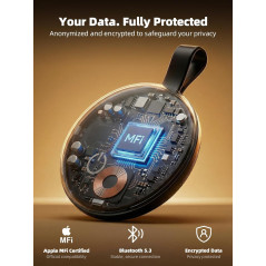 Air Tracker Smart Tags Bluetooth Key Finder - Waterproof, Replaceable Battery