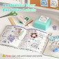 PM290 Mini Bluetooth Sticker Printer with 3 Rolls Paper, Smart AI App, Portable for Study, Office & DIY Gifts - Green PM290 Mini Bluetooth Sticker Printer with 3 Rolls Paper, Smart AI App, Portable for Study, Office & DIY Gifts - Green