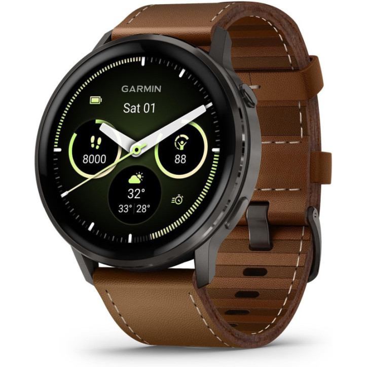 Garmin Venu 4 45mm GPS Smartwatch with Bright Display, Flashlight, 12-Day Battery, Slate, 2 Bands Garmin Venu 4 45mm GPS Smartwatch with Bright Display, Flashlight, 12-Day Battery, Slate, 2 Bands