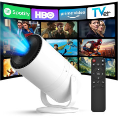Mini Projecteur 1080P WiFi Bluetooth Android 12 Portable