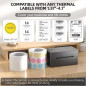 PEDOOLO Imprimante d'Étiquettes Thermique 4x6 Bluetooth Compatible Android, iPhone, Windows, Mac, Shopify PEDOOLO Imprimante d'Étiquettes Thermique 4x6 Bluetooth Compatible Android, iPhone, Windows, Mac, Shopify