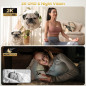 ZEEPORTE Caméra Intérieure 2K - Surveillance Bébé & Animal, Audio Deux Sens, Vision Nocturne, Alarme, Alexa & Google Com ZEEPORTE Caméra Intérieure 2K - Surveillance Bébé & Animal, Audio Deux Sens, Vision Nocturne, Alarme, Alexa & Google Com