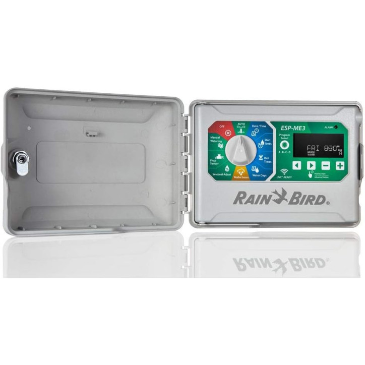 Rain Bird ESP-ME3 Contrôleur d'Arrosage 4 Stations WiFi Intérieur/Extérieur | Modèle ESP-ME3-A1