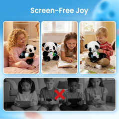 Panda Peluche IA Interactive pour Enfants 3+, Cadeau Unique