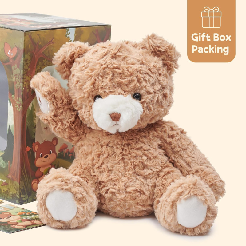 Ours en Peluche Intelligent : Compagnon Parlant Sans Écran